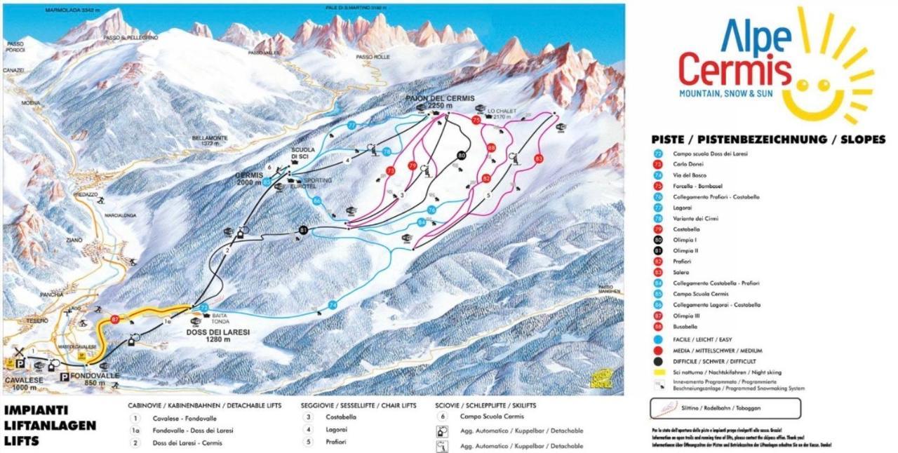 شقة Casa Gilda Val Di Fiemme - Dolomiti كافاليسِّ المظهر الخارجي الصورة